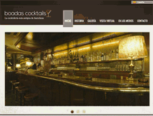 Tablet Screenshot of boadascocktails.com